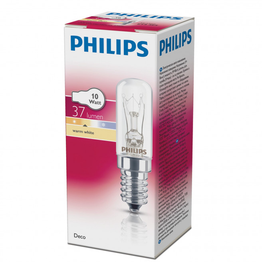 Philips Signalpære 10 W rørformet E14 1 stk - 8711500038210