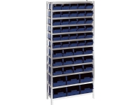 RAACO Komplet reol MIX A/31 med kasser 30 stk. af typen 5-600 12 stk. af typen 6-1100 6 stk. af typen 8-2000