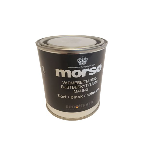 Morsø Senotherm Maling 1/4 Liter Dåse Sort