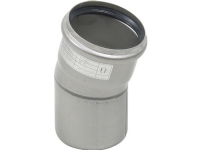 Blücher bøjn.15.0gr.75mm - m.O-ring RF AISI 304.Alm RF stål