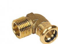 bøjning 1/2-18mm 90°M-N - muffe-nippel Cu press. M og V bakker