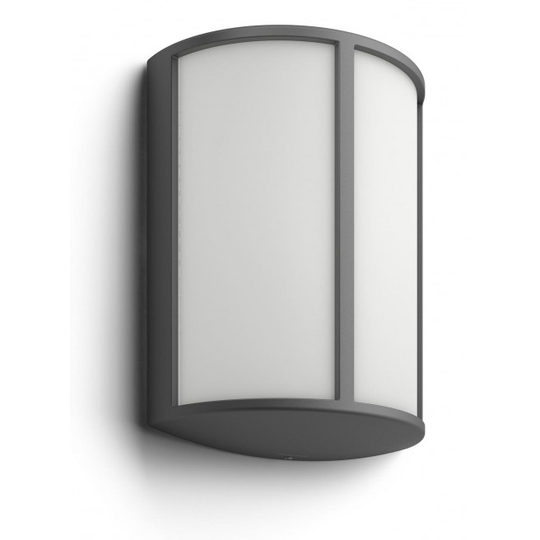 Philips Stock Væglampe, Antracit 1x6w