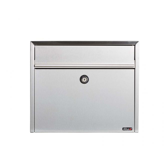 Allux LT150 Rustfrit stål m. cylinderlås Postkasse F47270