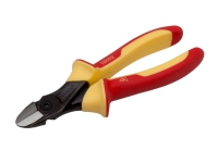 Bahco Sidebidetang, godkendt til 1000 volt, Sideskærende tænger, 2,1 cm, 1,81 cm, 9 mm, Korrosionsbestandig, Rød, Gul