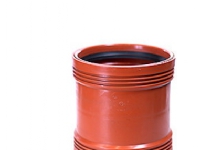 PP-dobbelt stikmuffe 110mm - Wavin