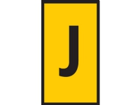 HELLERMANNTYTON Ledningsmærke W1 gul mærke: J fra 0,5-1,5 mm² diameter 2,0-2,8 mm plade med 200 stk