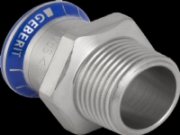 GEBERIT Overgang rustfri 42-5/4 muffe / nippel mapresss