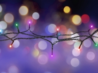 Light chain, 10 m, 80 LED, transformator, outdoor, RGB