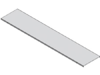 Låg for kabelbakke 100MM (L=2M) - (2 meter)
