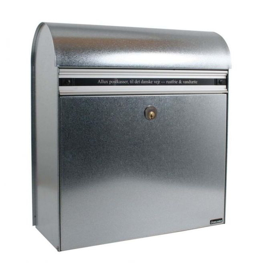 Allux KS200 Galvaniseret Postkasse F48320