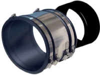 HOFOR L200 kobling, 248-200mm - overg. fra lerrør rør til plast