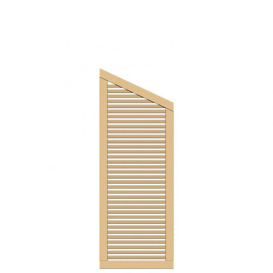 Plus Silence Skråelement 64x170/140 cm - Tryk Impr.