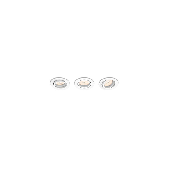 Philips Enneper indbygningsspot, Hvid 3 stk.