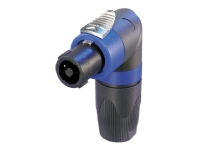 Neutrik NL4FRX, speakON, Sort, Blå, Sølv, Polyoxymethylen (POM), 250 V, 50 A, -30 - 80 °C