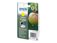 Epson T1294 - L størrelse - gul - original - blister med RF/akustisk alarm - blækpatron - for Stylus SX230, SX235, SX430, SX438 WorkForce WF-3010, 3