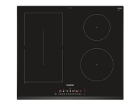 Siemens iQ500 ED651FSB5E - Induktions kogeplade - 4 plader - Niche - bredde: 56 cm - dybde: 49 cm - sort facetteret front og bagpynt