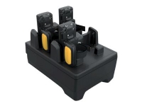 Zebra Four Slot Charge Only Cradle - Opladerstand til stregkodescanner - output-stikforbindelser: 4 - for Zebra RS5100