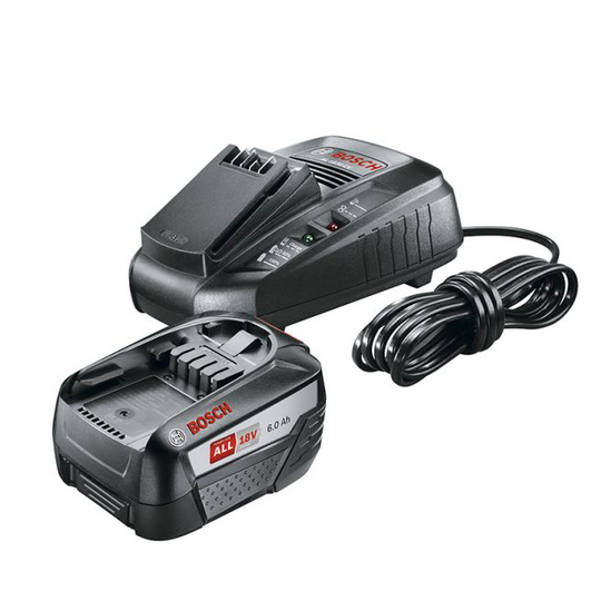 Bosch Startsæt 18 V (6,0 Ah + AL 1830 CV) Systemtilbehør 18-V lithium-ion - 1600A00ZR8