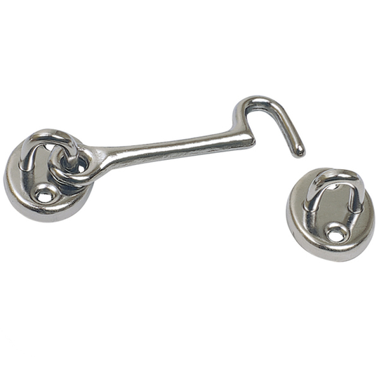 Dørkrog Forkrommet Messing, 76mm