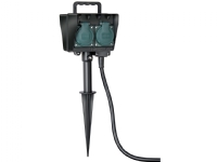 Brennenstuhl 1154440, 1,4 m, 4 AC stikkontakt(er), IP44, Sort, Grøn, 16 A, 230 V