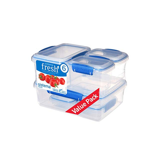Sistema Opbevaringsboks Fresh Blue - 6 pak.