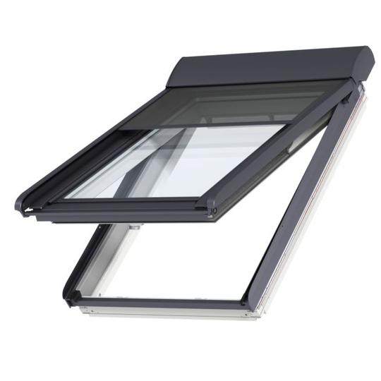 Velux Udvendigt Solgardin Elektrisk Sort Net - MML MK06 5060SA