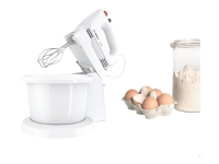 Bosch CleverMixx MFQ2600W - Mixer - 375 W - hvid/rød
