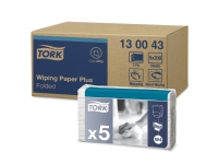 Aftørringsklud Tork Plus W4 2-lag 324x385 mm Toppak Hvid,5 pk x 200 stk/krt