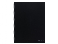 Kollegieblok Bantex Strong-Line, A4+, linjeret, sort