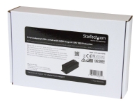 StarTech.com 7-Port USB 3.0 Hub - Metal Industrial USB-A Hub with ESD Protection & 350W Surge Protection - Din Rail, Wall or Desk Mountable - TAA Com