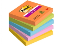 Super Sticky Notes Post-it® Boost, 76 x 76 mm, pakke a 5 stk.