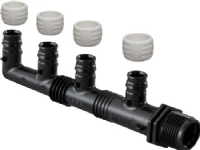 Uponor Q&E PPSU fordelerrør 3/4m c45+2x35 pex-a 16x16x16x16