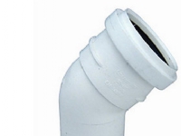 Ht-Pp (Amax Pro) Ø40 MM X 45° Hvid Bøjning