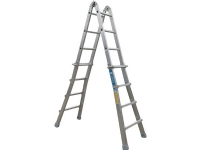 Teleskopstige aluminium 4x4 trin 2,5-4,2 m