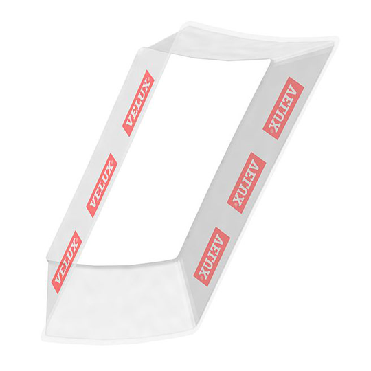Velux Dampspærrekrave Tvilling 2xmk08, Karmafstand = 18 Mm - BBX MK08 0021B