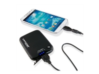 Veho Pebble Verto - Powerbank - 3700 mAh - 1000 mA (USB) - grå