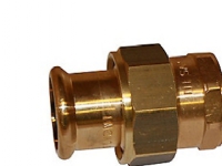 forskruning 3/4x22 mm - muffe-muffe Cu press. M og V bakker. Universal