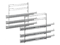Bosch HEZ638370 3-niveaus teleskopisk hyldeskinne pyrolyseegnet