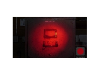 COAST FL13 Pandelampe rødt/hvidt lys 250lumen