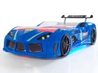 Speed Tuning 4WD Bilseng med Komplet LED-Lys og Lydpakke, Blå
