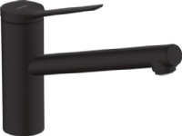 HG Zesis M33 køkkenarmatur - etgrebsbatteri 220mm tud t/kv mat sort