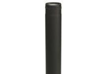 MB Sorte røgr. 80mm500mm lgd - længde 500mm x 1mm med keramisk pakning