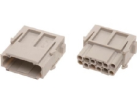 HARTING HAN DD modul 6B, 10B, 16B, 24B for 12 crimpbøsninger maks 2,5mm2, hun del - (2 stk.)