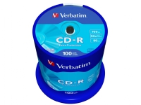 Verbatim - 100 x CD-R - 700 MB (80 min) 52x - spindle