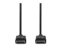 Nedis - DisplayPort kabel - DisplayPort (han) til DisplayPort (han) - DisplayPort 1.4 - 3 m - rund, 8K support - sort
