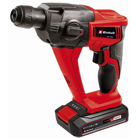 Einhell TE-HD 18 Li akku borehammer med 3 funktioner 1x18V/2,5Ah batteri og lader