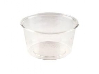 Dressingbæger 90 ml Ø70x41 mm PLA bionedbrydelig Klar,20 x 100 stk/krt