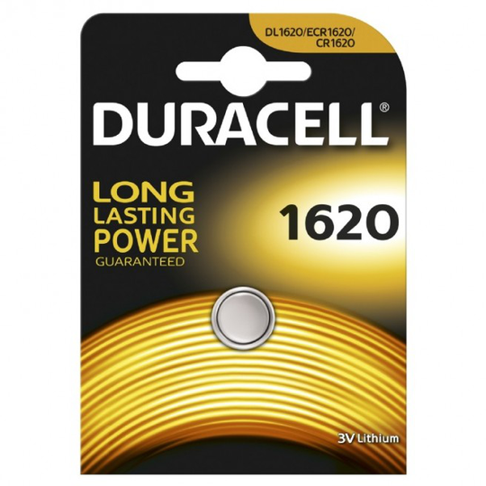 Duracell Elec. Knapcell 1620 - 1 pk. - Batteri