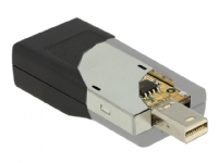 Delock - Video transformer - Chrontel CH7517 - DisplayPort - VGA - sort - detailsalg