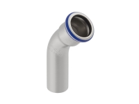 GEBERIT Bøjning 45 grader rustfri 18 mm muffe / nippel mapress